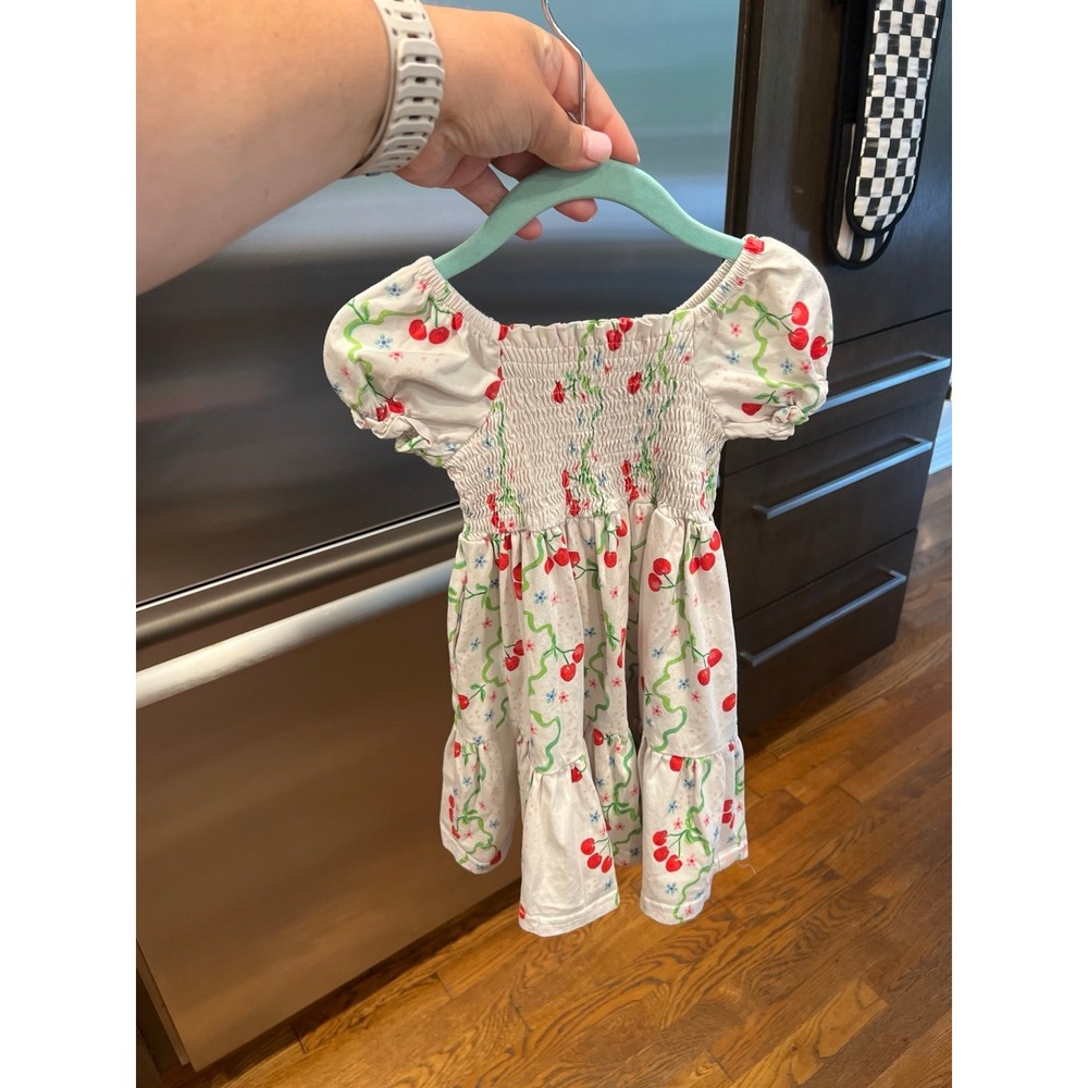 Sweethoney cherry dress girls 3T